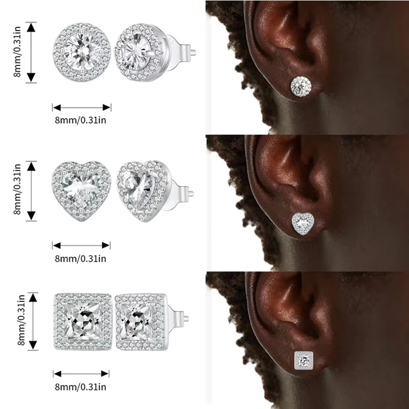 ERFARY Platinum Plated  Earrings