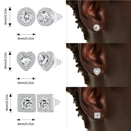 ERFARY Platinum Plated  Earrings