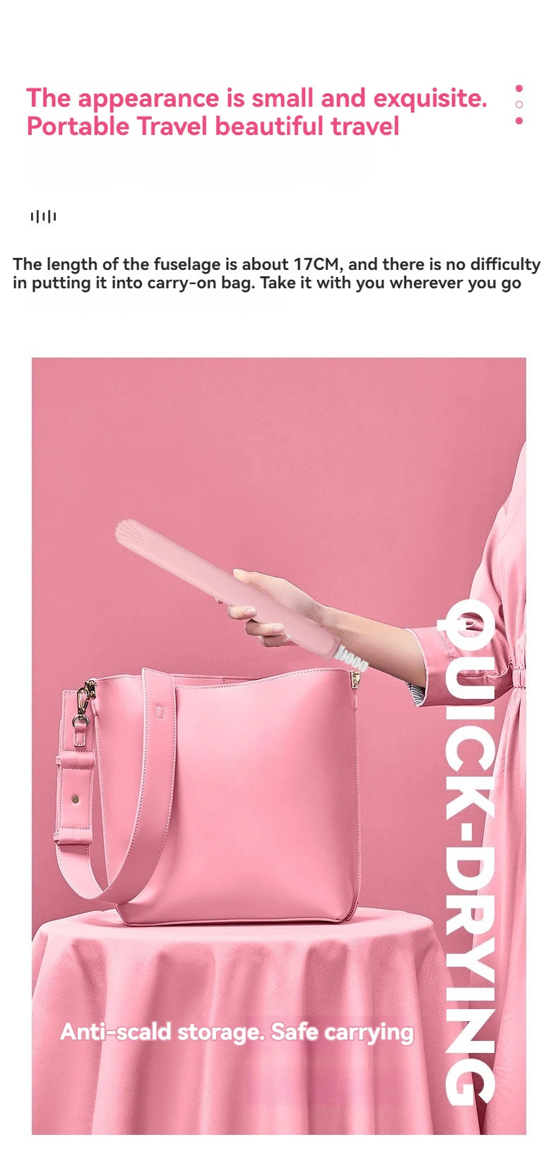 Mini Hair Straightener, Multi-color Splint.