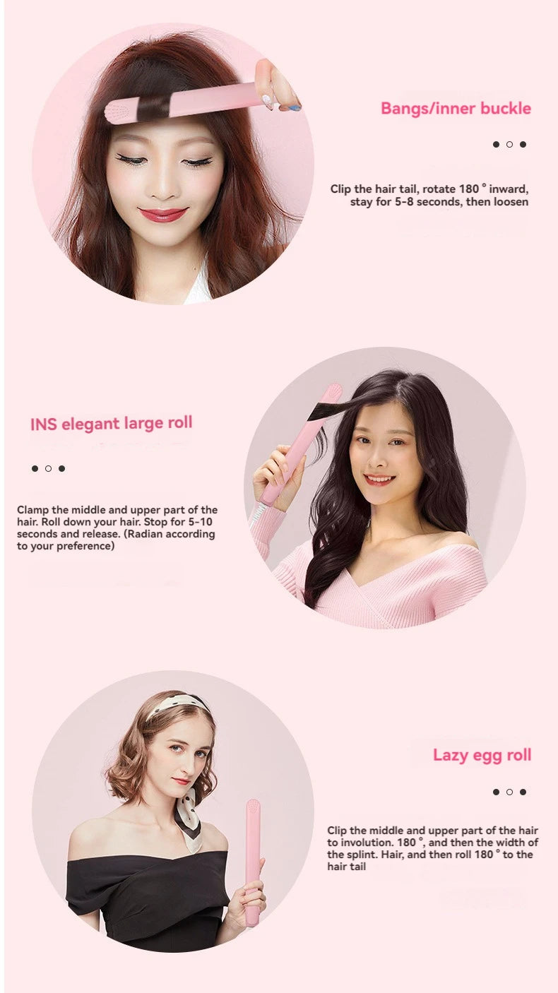 Mini Hair Straightener, Multi-color Splint.