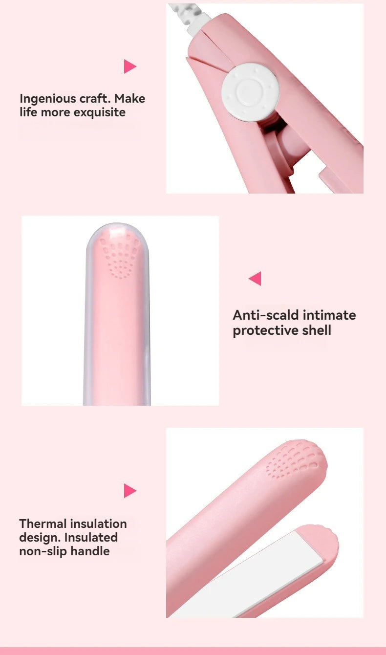 Mini Hair Straightener, Multi-color Splint.